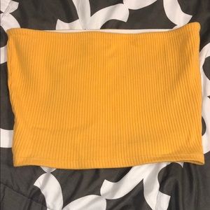 urban outfitters yellow tube top